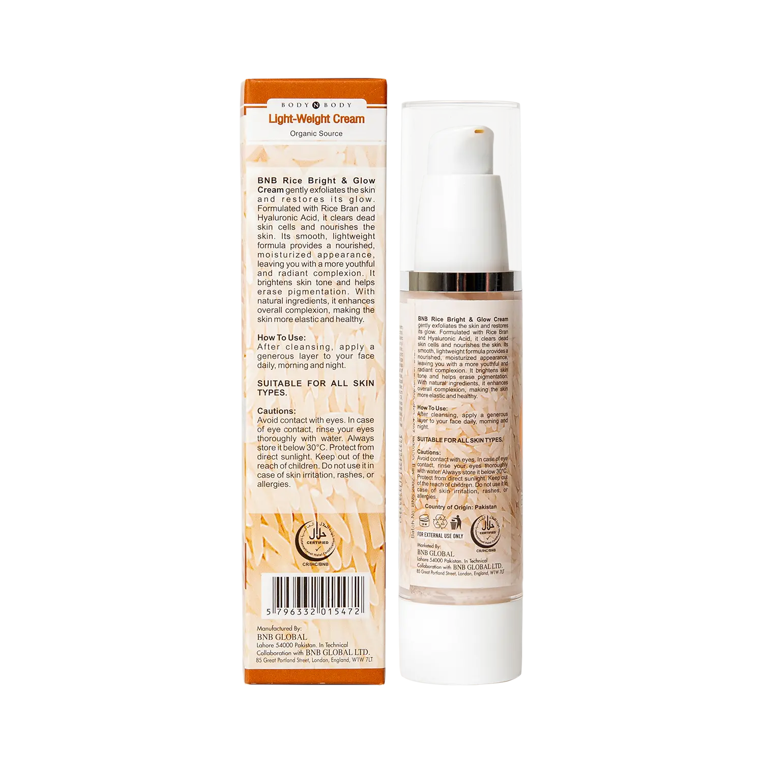 BNB Rice Extract Cream